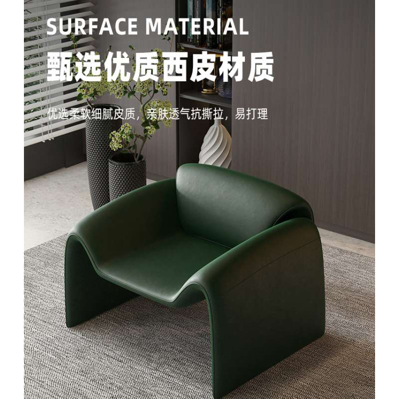 异形椅网红沙发单人北欧高端设计师款单椅轻奢休闲懒人沙发椅艺术