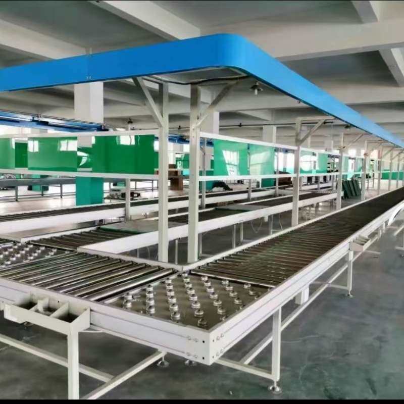 合肥流水线滚筒重型辊筒输送机家具地滚线锈钢食传送带镀锌托辊
