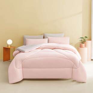 愉悦之家四季被芯 秋冬加绒加厚保暖吸湿发热冬被学生单双人被子