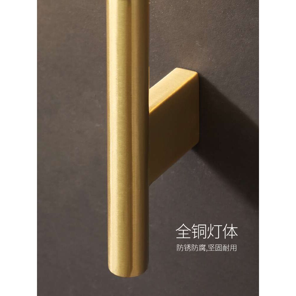 后现代全铜水晶墙壁灯设计师简约创意装饰客厅餐厅书房卧室床头灯