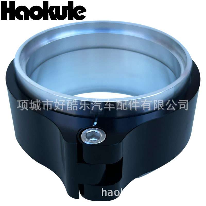 汽车改装中冷器管路卡箍管夹2.5寸/3寸/3.5寸/4寸铝合金配O型圈