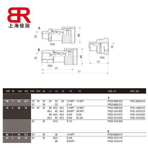 供应意大利DNP PVS (700KG系列) 快速接头 国产可替代