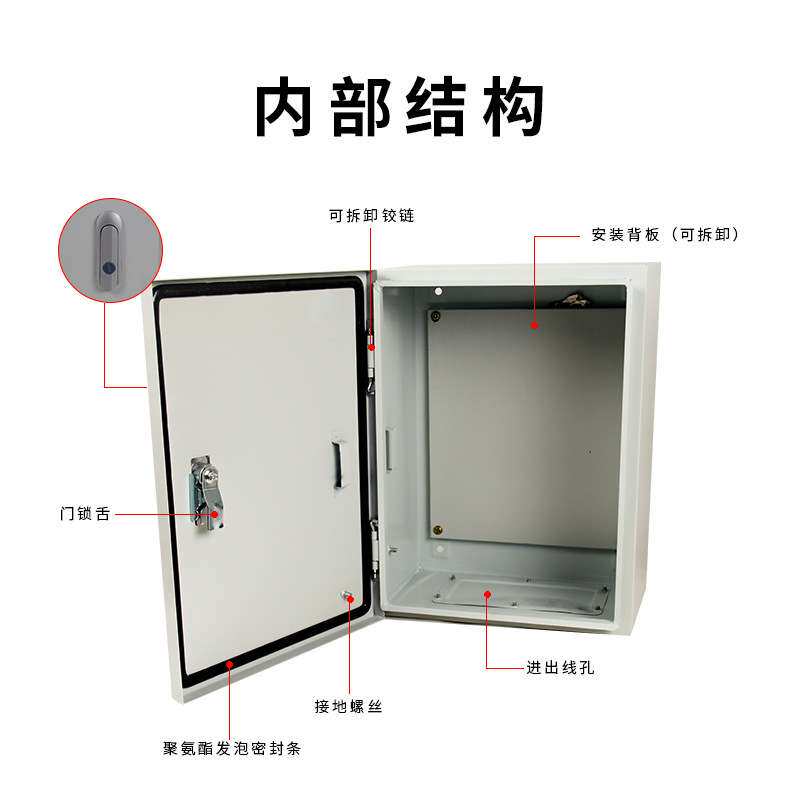 配电箱强电箱室内工厂用家用500*600*250明装控制箱控制柜基业箱