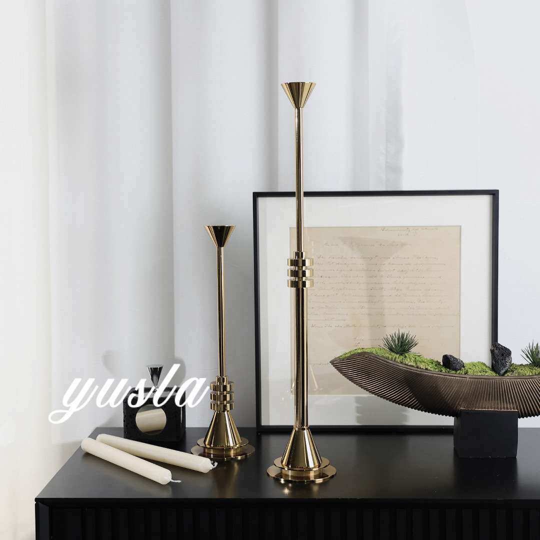 蜡烛台摆件复古样板房客厅法式风电视柜玄关柜餐厅柜别墅软装饰品