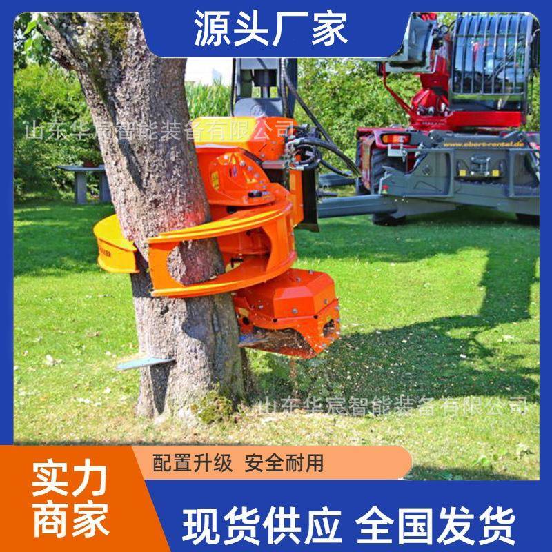 挖掘机抱夹锯全自动伐木机挖机伐树机林场大型机器抓木两用一体机