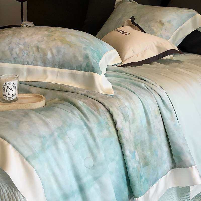 高端冷凝丝pro天丝床盖款夏凉被四件套双面冰丝可机洗水洗博被子,电子元器件市场,其它元器件,淘宝优惠券,粉丝福利购,淘宝优惠卷