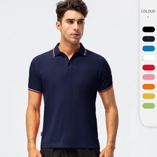 D15004 工作服运动跑步短袖 男女POLO纯棉T恤可印标活动衫 广告衫