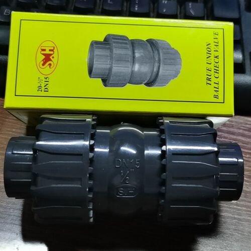 SH协羽UPVC国标美标英标PVC双活接双由令全球型止回阀单向阀15-10
