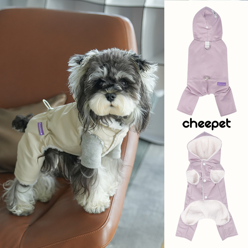 趣派宠物四脚连帽外套