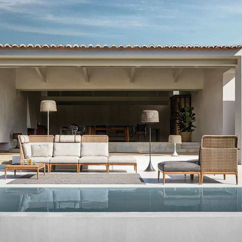 北欧庭院别墅户外藤编休闲沙发 全柚木 手工绳编户外实木沙发家具,鲜花速递/花卉仿真/绿植园艺,割草机/草坪机,淘宝优惠券,粉丝福利购,淘宝优惠卷