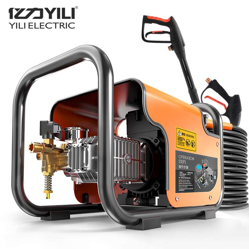 亿力商用洗车机220V高压全铜电机高压清洗机洗车店YLQ7520G-PLUS