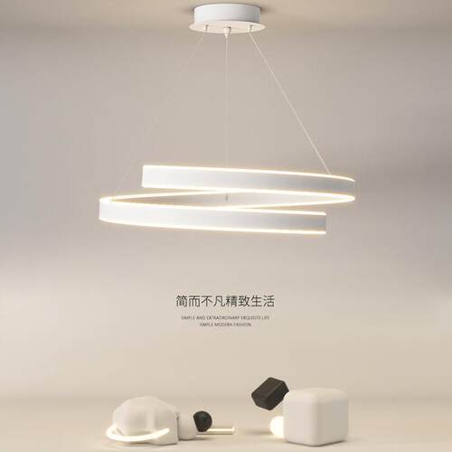 极简餐厅吊灯设计师创意2023年新款现代简约卧室灯客厅餐桌饭厅灯