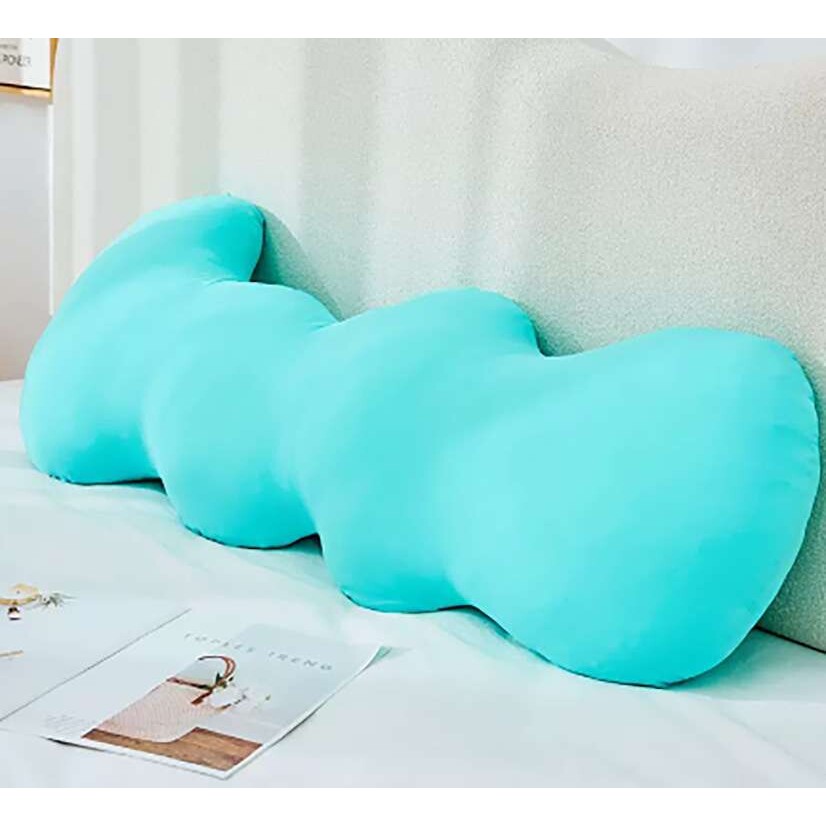 长条云朵型抱枕舒适侧躺靠枕夏季冰丝床上靠垫含枕芯含枕套可拆洗