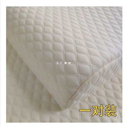 四季橡胶枕头枕套乳胶枕套60x40一对装50x30蝶形大人棉质儿童