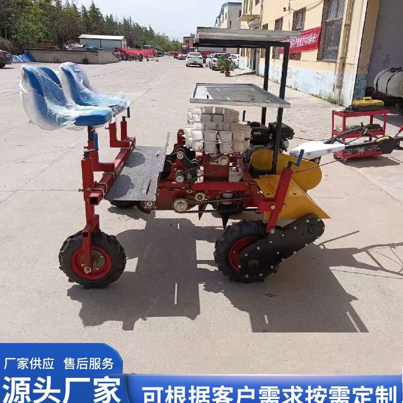 源头厂家柴油自走式蔬菜移栽机2ZYZ-2生菜瓜果西红柿用高成活率