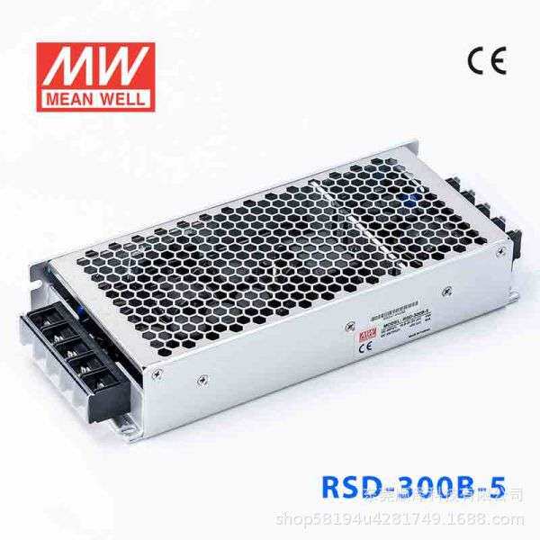 RSD-300B 14.4-33.6V输入5V42A 铁路用单路输出DC-DC转换明纬电源