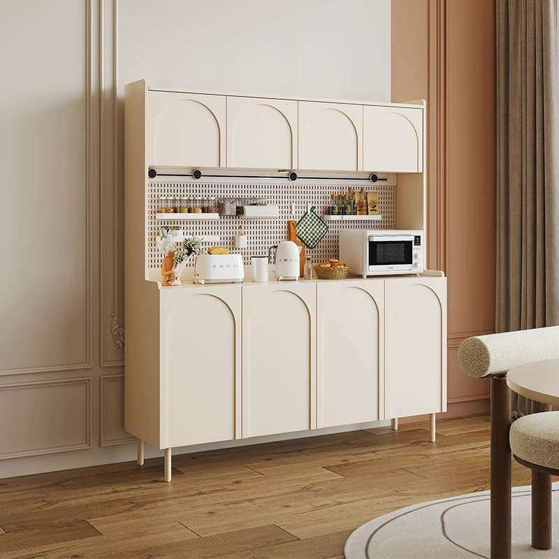 奶油风餐边柜现代简约茶水柜家用边柜厨房橱柜一体靠墙收纳储物柜,玩具/童车/益智/积木/模型,四驱车零配件/工具,淘宝优惠券,粉丝福利购,淘宝优惠卷