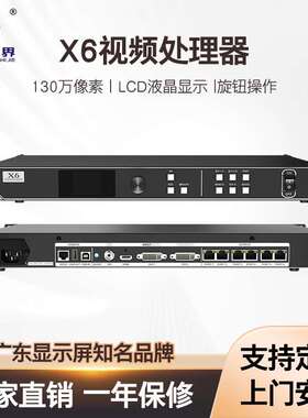 卡莱特LED视频处理器接收卡X2s X4m X6全彩led显示屏高清二合一X8
