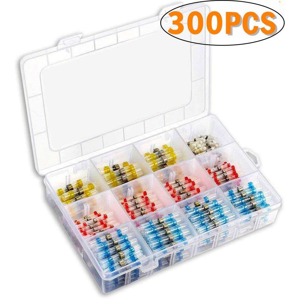 跨境货源 300pcs盒装热缩防水绝缘焊锡管 焊锡环中接管组合套装,鲜花速递/花卉仿真/绿植园艺,割草机/草坪机,淘宝优惠券,粉丝福利购,淘宝优惠卷