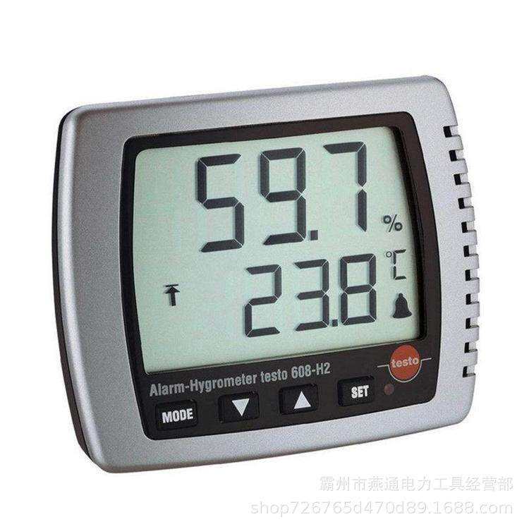 608-h1台式温湿度表环境测量测试计120x89x40mm工业大气压表