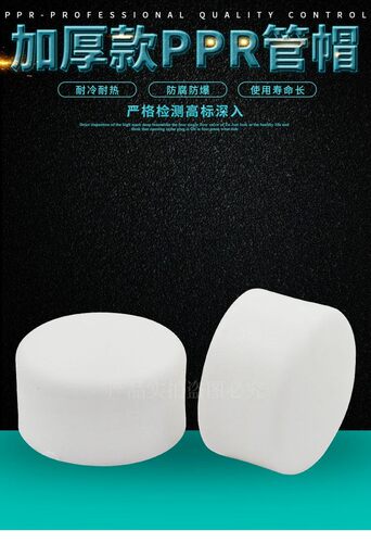 PPR水管管帽试压堵头闷头20 4分25 6分32 1寸ppr水管管件配件