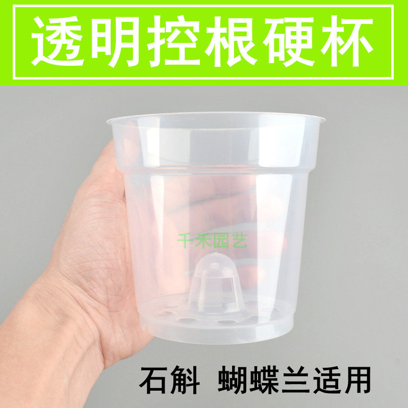 蝴蝶兰透明硬杯 石斛卡特兰兜兰花艺纱网/纺织布