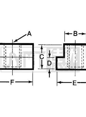 TE-CO 公制T型槽螺母 83-014-132 ... TECO