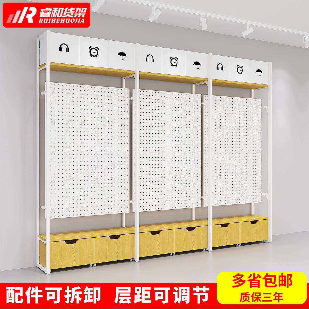 名创货架子精品饰品店宠物文具货架优品谷子潮玩店挂钩手机展示柜