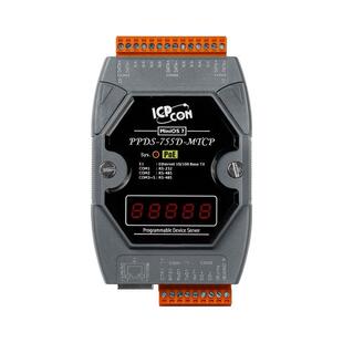 1个232口4个485口 MTCP 带PoE可编程串口联网PPDS 755D