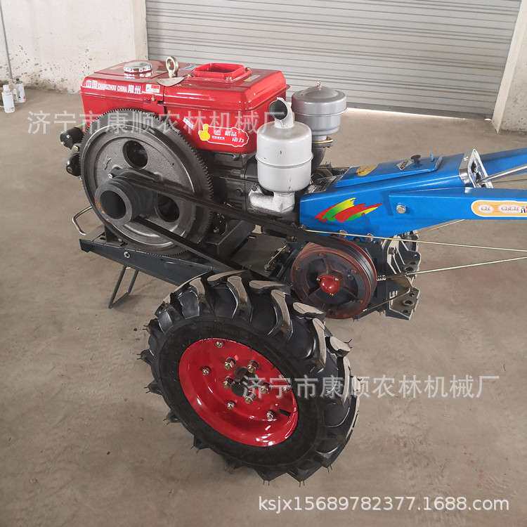 四驱手扶柴油微耕机 电启动手扶旋耕机 黑龙江菜园手扶旋耕机