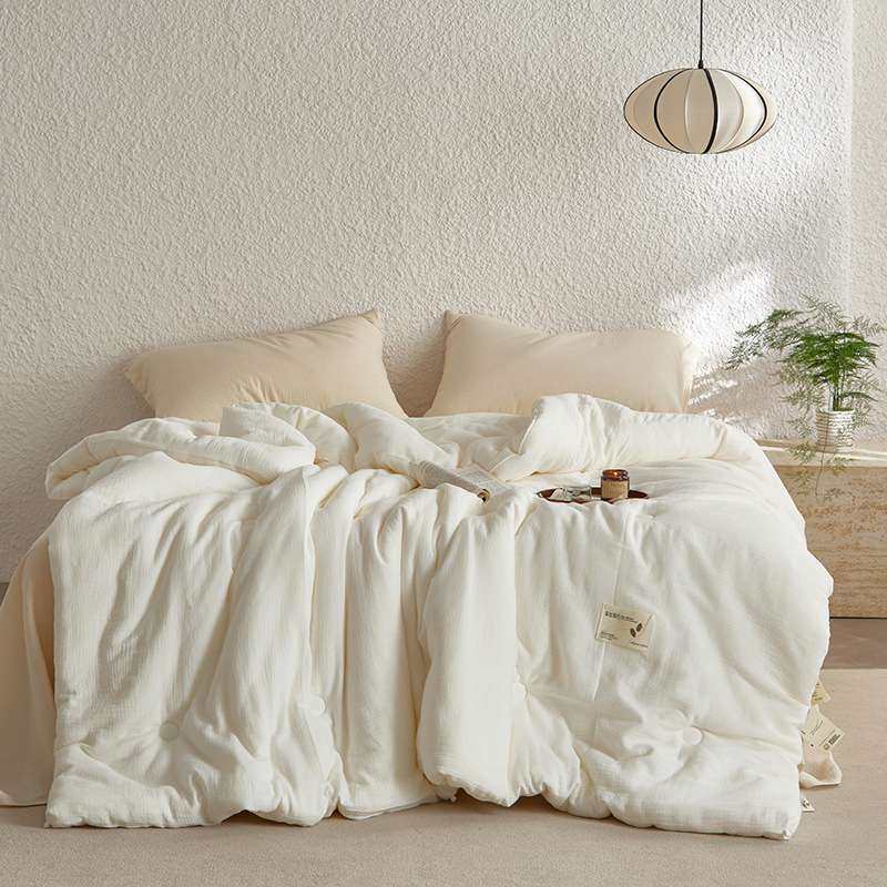 A类母婴级全棉雾感纱蚕丝蛋白春秋被加厚四季通用保暖冬被子母被,3C数码配件,USB灯,淘宝优惠券,粉丝福利购,淘宝优惠卷