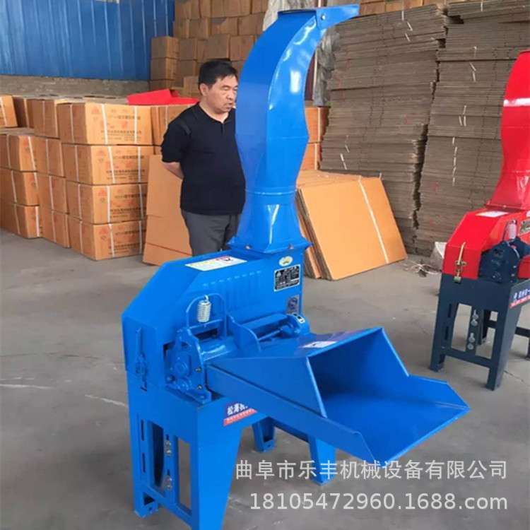 大型青贮铡草机 秸秆干湿两用单相电铡草揉丝机 铡草粉碎揉丝机