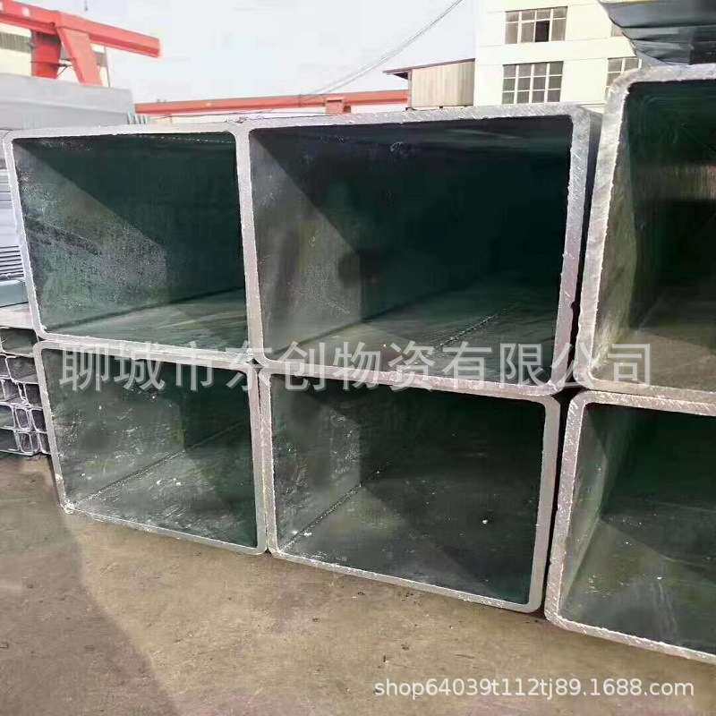 q235b直缝方管 400*10热镀锌空心方钢 无缝方矩管拉弯非标