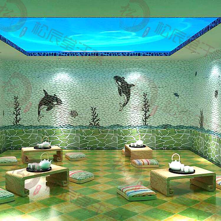 松辰堂玛瑙石汗蒸房水晶宝石能量屋大型汗蒸房设备安装承建装修