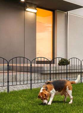 Dog Fence Decroration花园铁艺宠物围栏栅栏花园装饰小篱笆动物