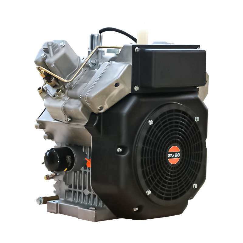 风冷柴油发动机 电启动 双缸四冲程1.247L HD2V95静音配机