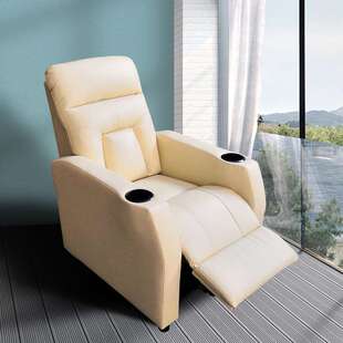 厂家 影厅影吧可躺单人位皮制小沙发多功能迷你型家庭影院沙发