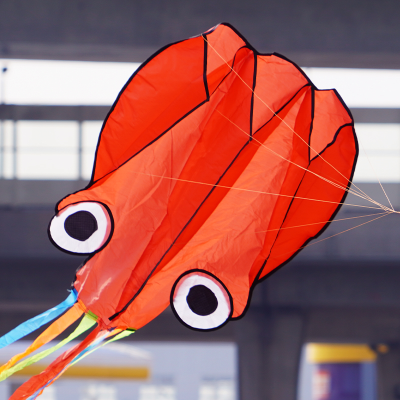 大风筝儿童大人专用微风易飞网红初学者潍坊大型高档立体软体章鱼