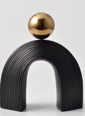 轻奢高级感家居软装饰品现代客厅电视柜酒柜乔迁艺术小众壁龛摆件