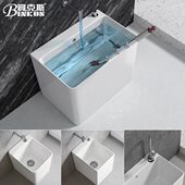 家用地盆落地式 超大号洗拖把池阳台陶瓷墩布50长方形cm拖布池池