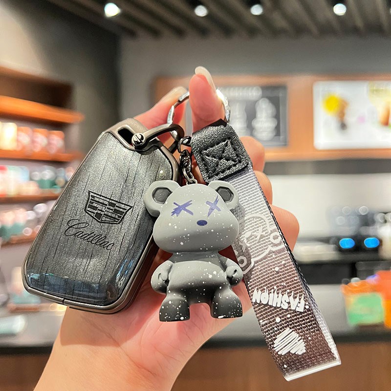 适用凯迪拉克xt5钥匙套ct5傲歌xt4壳xts xt6 ct6锐歌atsl cYt4 gt