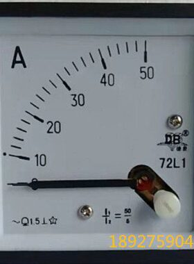 50B/表5A/7555A/广东5A电表德庆  10交流电流表 072 德-1厂D150/L