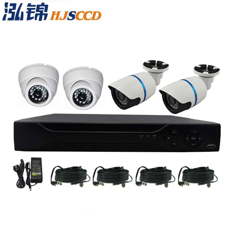 监控套装 2 Megapixel CVI Camera 4ch CVR HD CVI camera kit