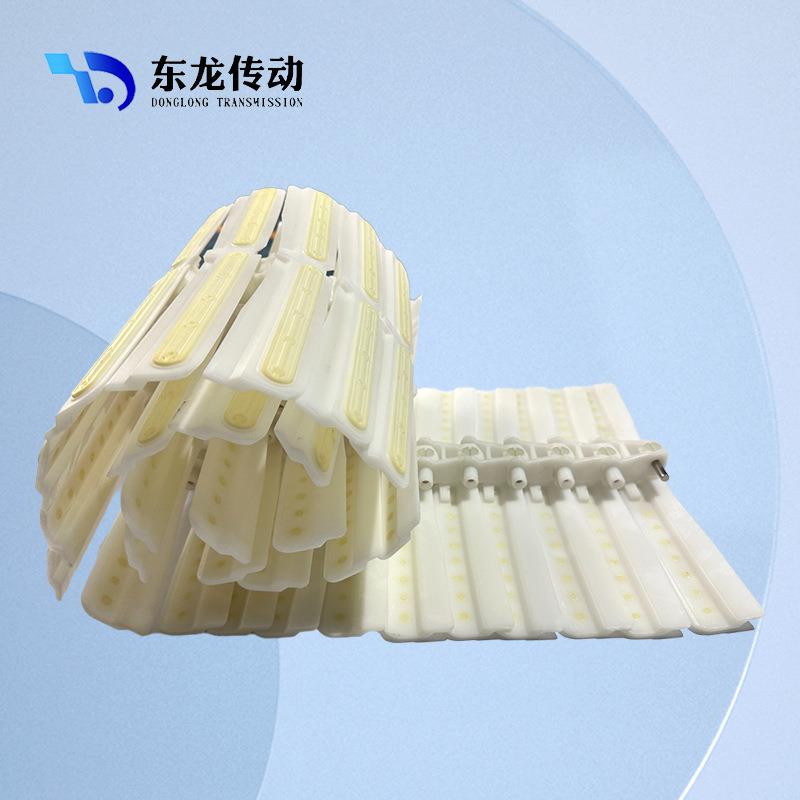 XB175平板型柔性链加胶齿形链输送线链板模组输送带柔性链输送机