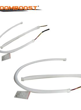 2件 45cm日间行车灯 导向LED软灯条 白色 黄色转向信号灯