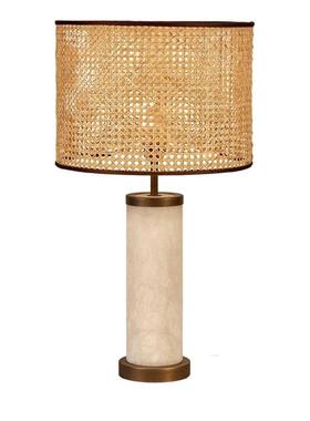 意大利Nassi 天然藤制灯罩枱灯SONORA RATTAN TABLE LAMP 49cm 高