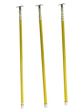 10KV带电作业工具6节美式三角形伸缩操作杆MS225伸展7.8m收缩1.6m