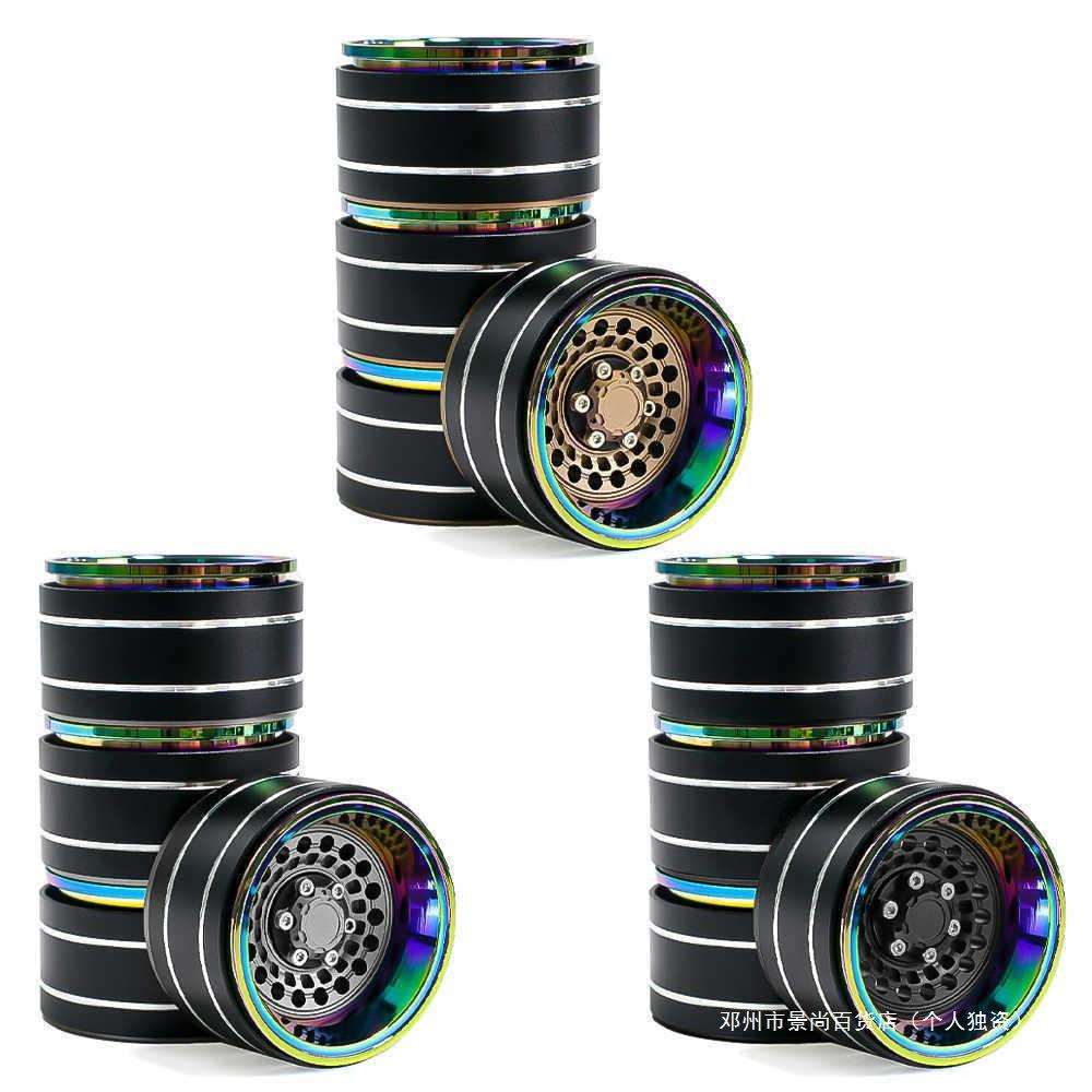 景尚攀爬车1.9寸攀爬车铝合金磨砂炫彩轮毂 可偏移SCX10 TRX4