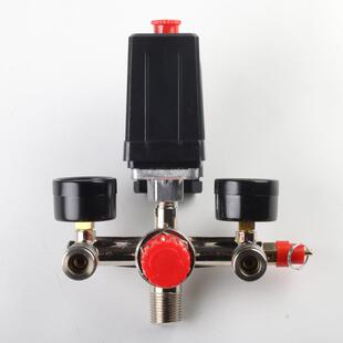 巴马调压支架气压开关总成可调压175PSI小型空压机气泵配件欧式