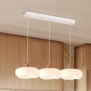 云团吊灯现代极简约奶油风吧台吊灯餐厅餐桌饭厅创意灯具